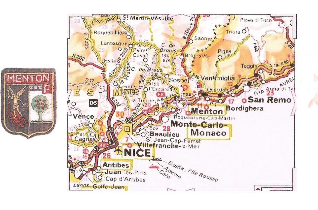 Residence Le Mediterranee 芒通 外观 照片